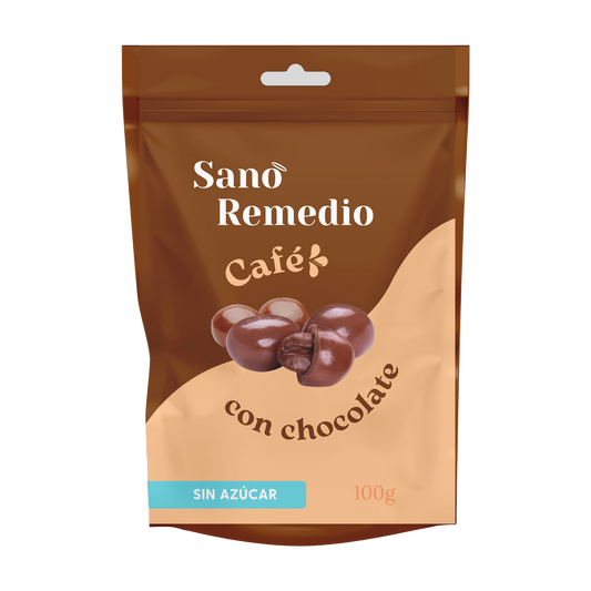 Café cubierto de chocolate 100 g